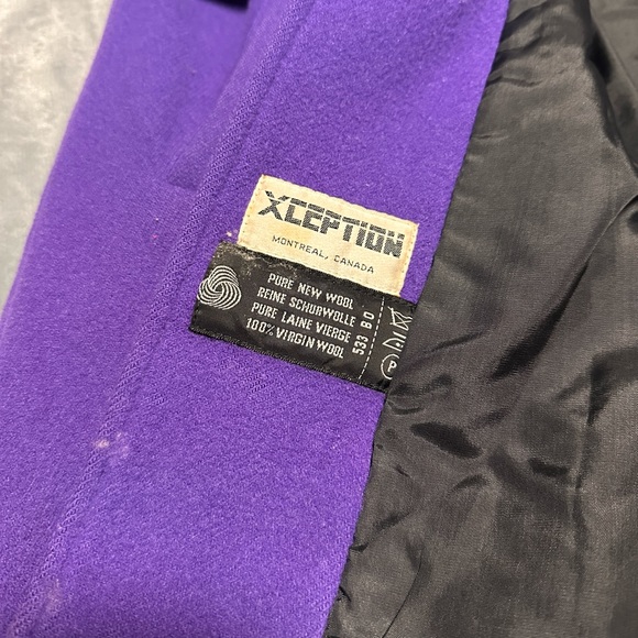 Vintage Women’s Xception Fall Wool Coat 100% Virgin Wool size 10P - Picture 5 of 8